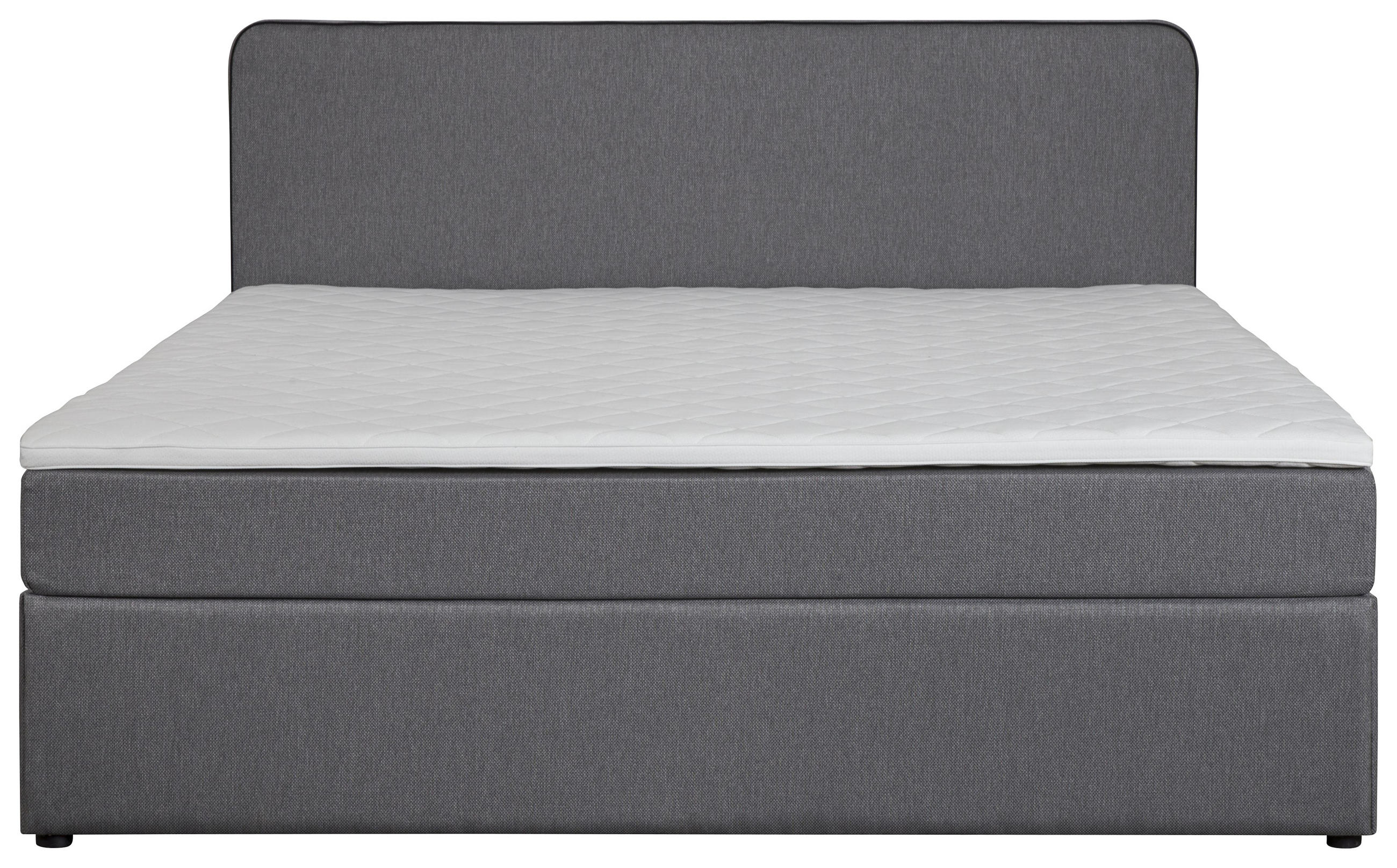 BOXBETT 180/200 cm in Grau - Grau, Konventionell, Holz (180/200cm) - P & B
