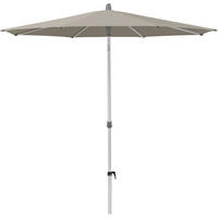 SONNENSCHIRM 300 cm Graubraun  - Graubraun/Silberfarben, KONVENTIONELL, Textil/Metall (300/300cm) - Glatz