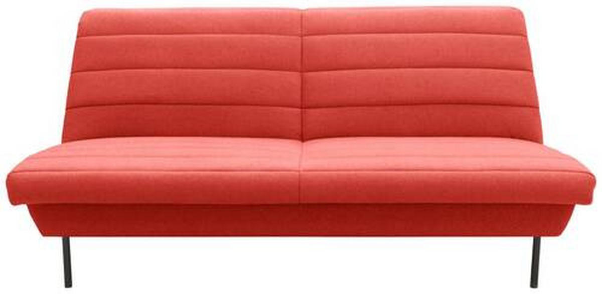 2-SITZER-SOFA Orange  - Schwarz/Orange, Design, Textil/Metall (185/92/103cm) - LOOKS by W.Joop