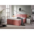 BOXSPRINGBETT 140/200 cm in Koralle - Koralle/Schwarz, KONVENTIONELL, Kunststoff/Textil (140/200cm) - Esposa
