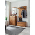 SCHUHSCHRANK Wildeiche furniert, massiv Wildeiche  - Wildeiche/Anthrazit, Natur, Holz/Holzwerkstoff (75/108/37cm) - Waldwelt
