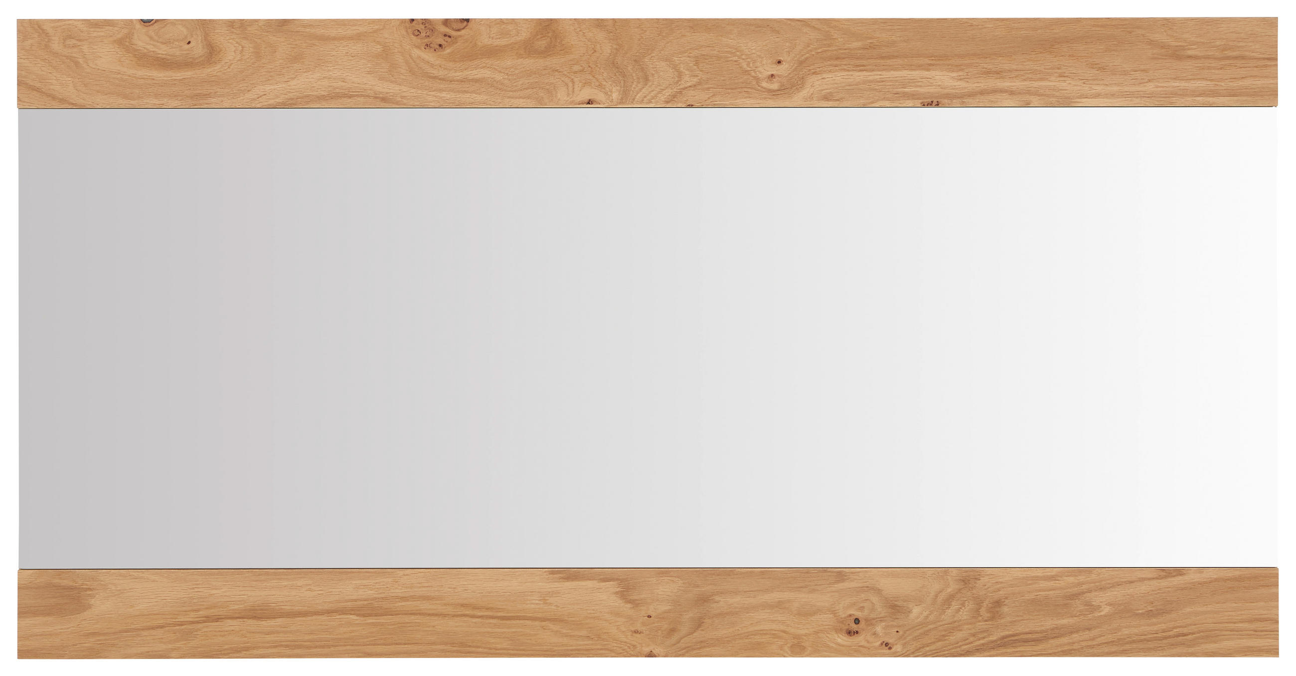 WANDSPIEGEL 119/60/2 cm - Eichefarben, Design, Glas/Holzwerkstoff (119/60/2cm) - Dieter Knoll