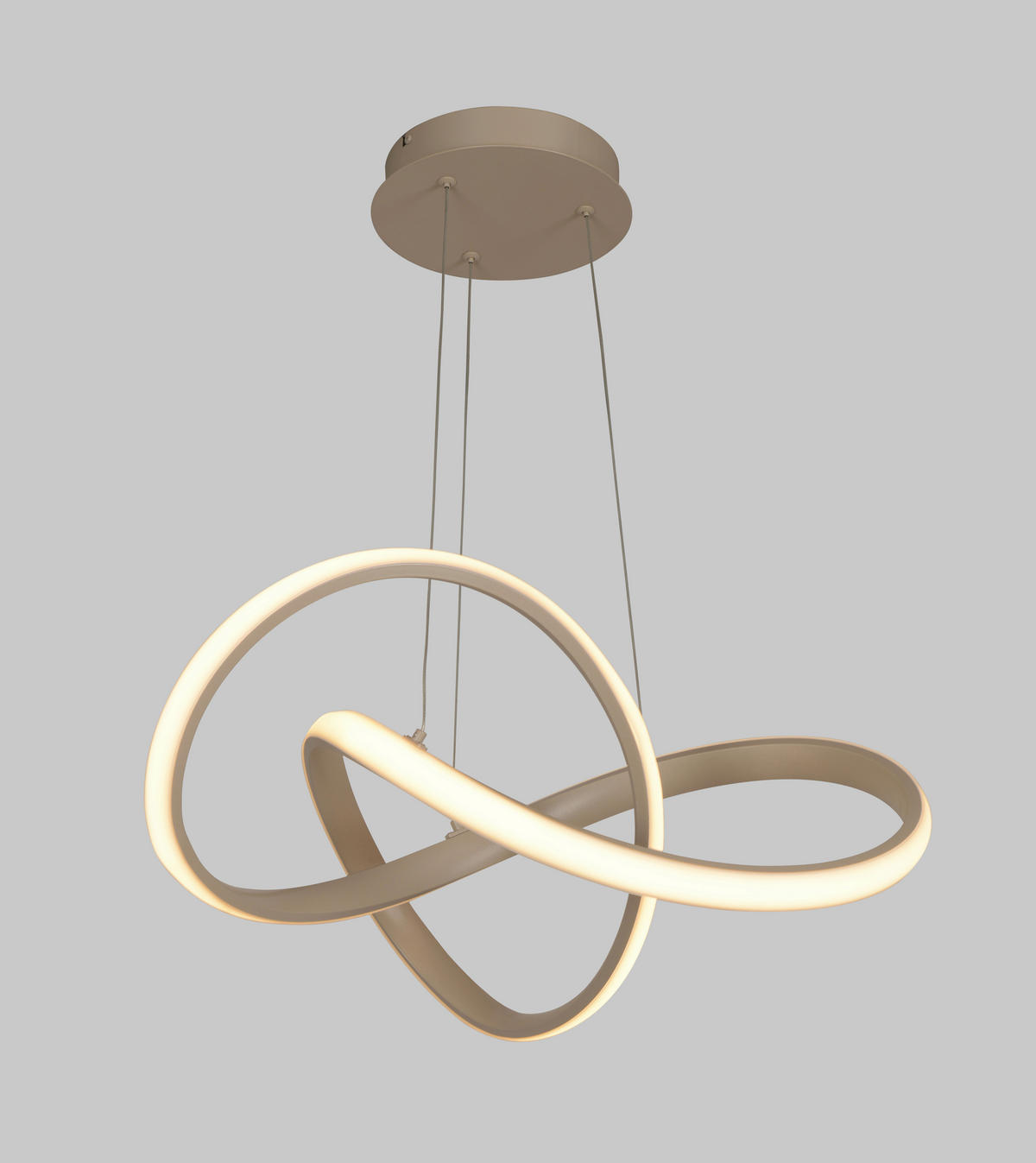 LED-HÄNGELEUCHTE Marling 64/150 cm  - Goldfarben/Schwarz, Design, Metall (64/150cm)