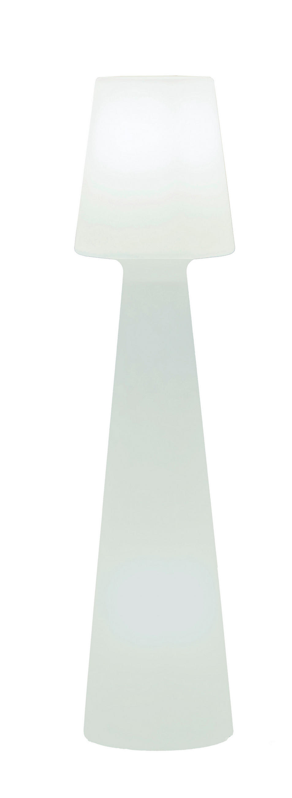 LED-AUßENLEUCHTE Lola 26.5/110/26.5 cm   - Weiß, Design, Kunststoff (26.5/110/26.5cm) - New Garden