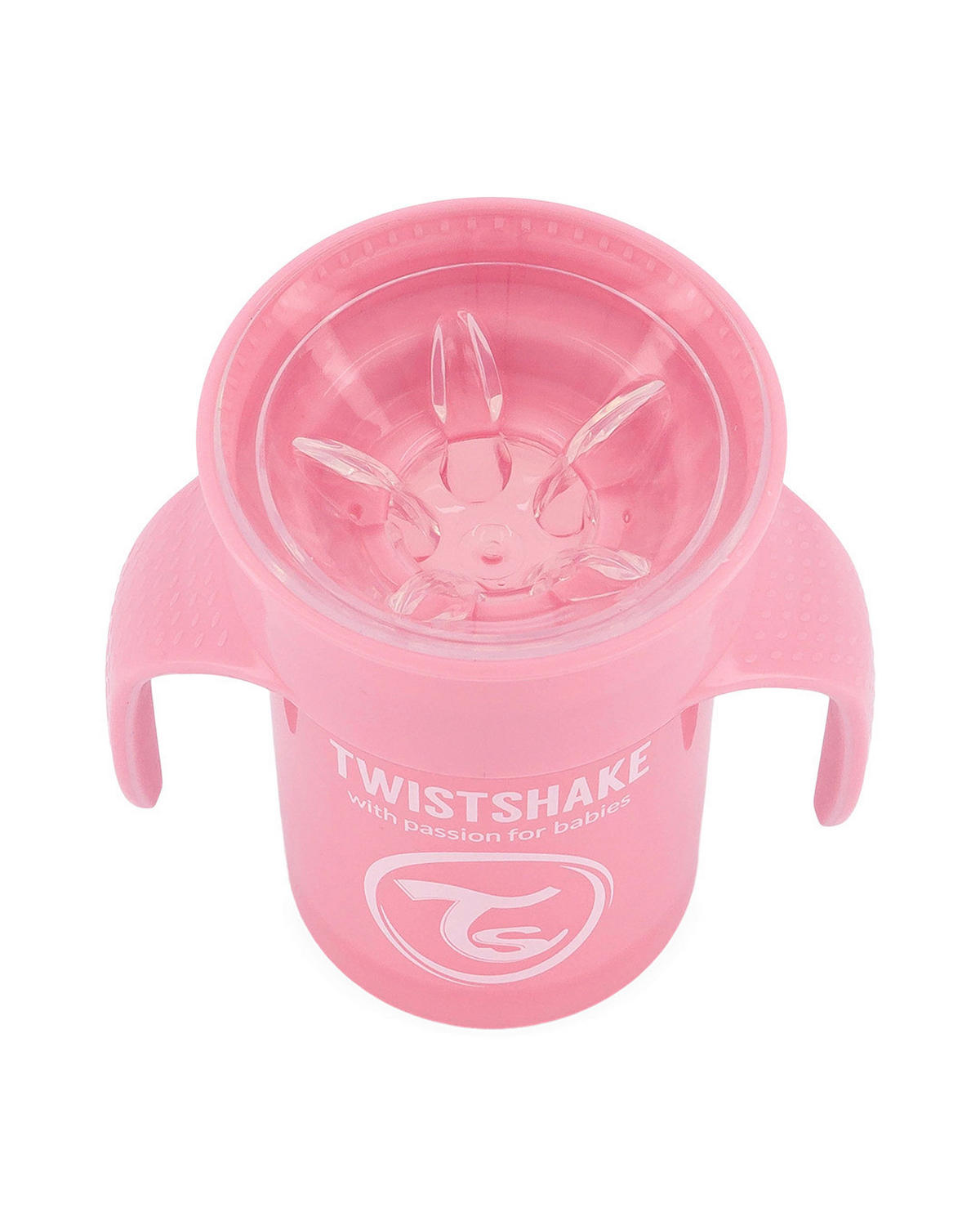 TRINKBECHER  - Pink, Basics, Kunststoff (11/11/8,6cm) - Twistshake