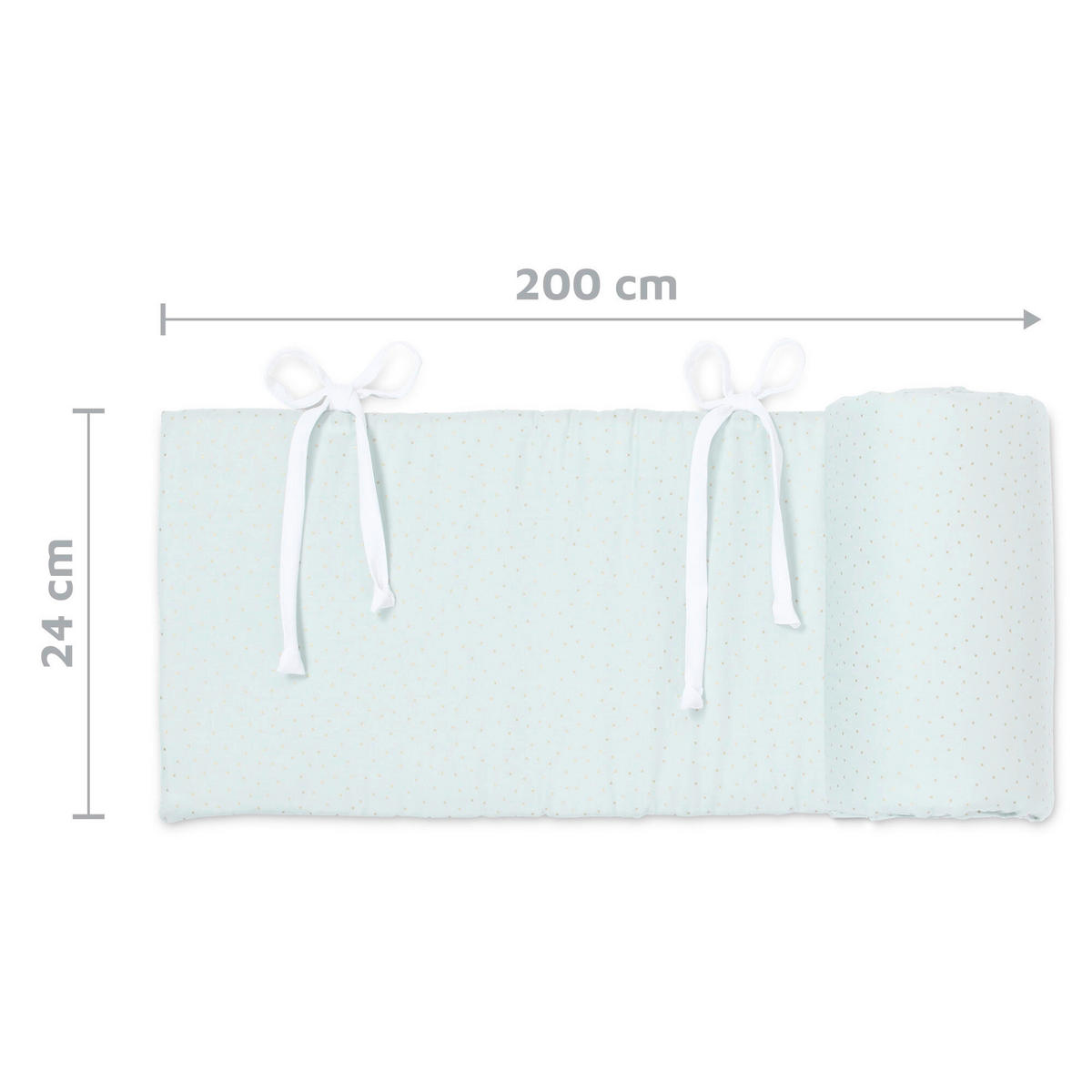 NESTCHEN   24/200 cm  - Mintgrün, Basics, Textil (24/200cm) - Babybay