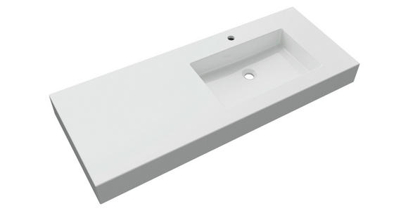 WASCHTISCHKOMBI 127 cm  - Kaschmir/Schwarz, KONVENTIONELL, Holzwerkstoff/Stein (127cm) - Dieter Knoll