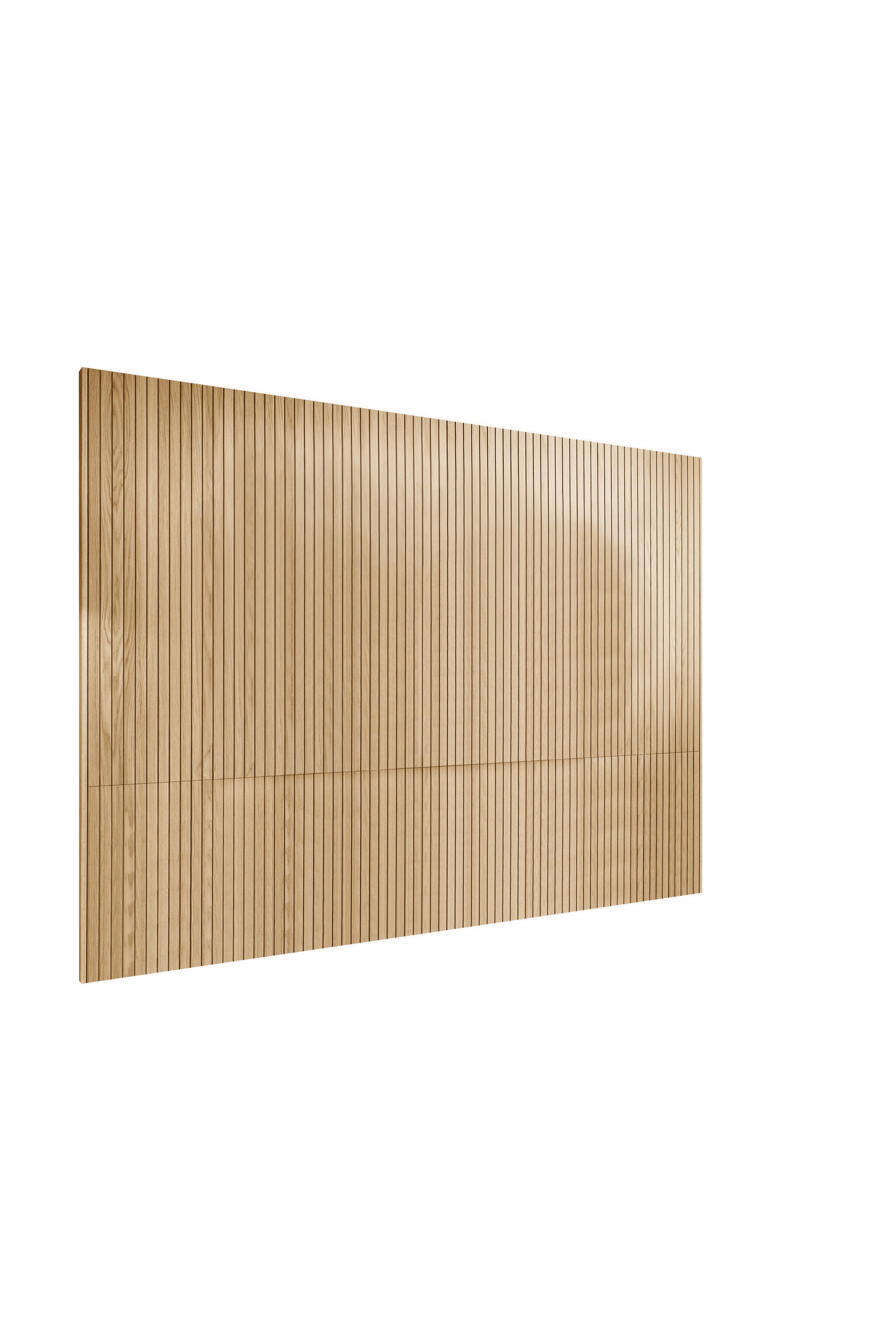 WANDPANEEL Eiche Bianco  263/182/1,9 cm  - Eiche Bianco, Design, Holz/Holzwerkstoff (263/182/1,9cm) - Emilio Belluti