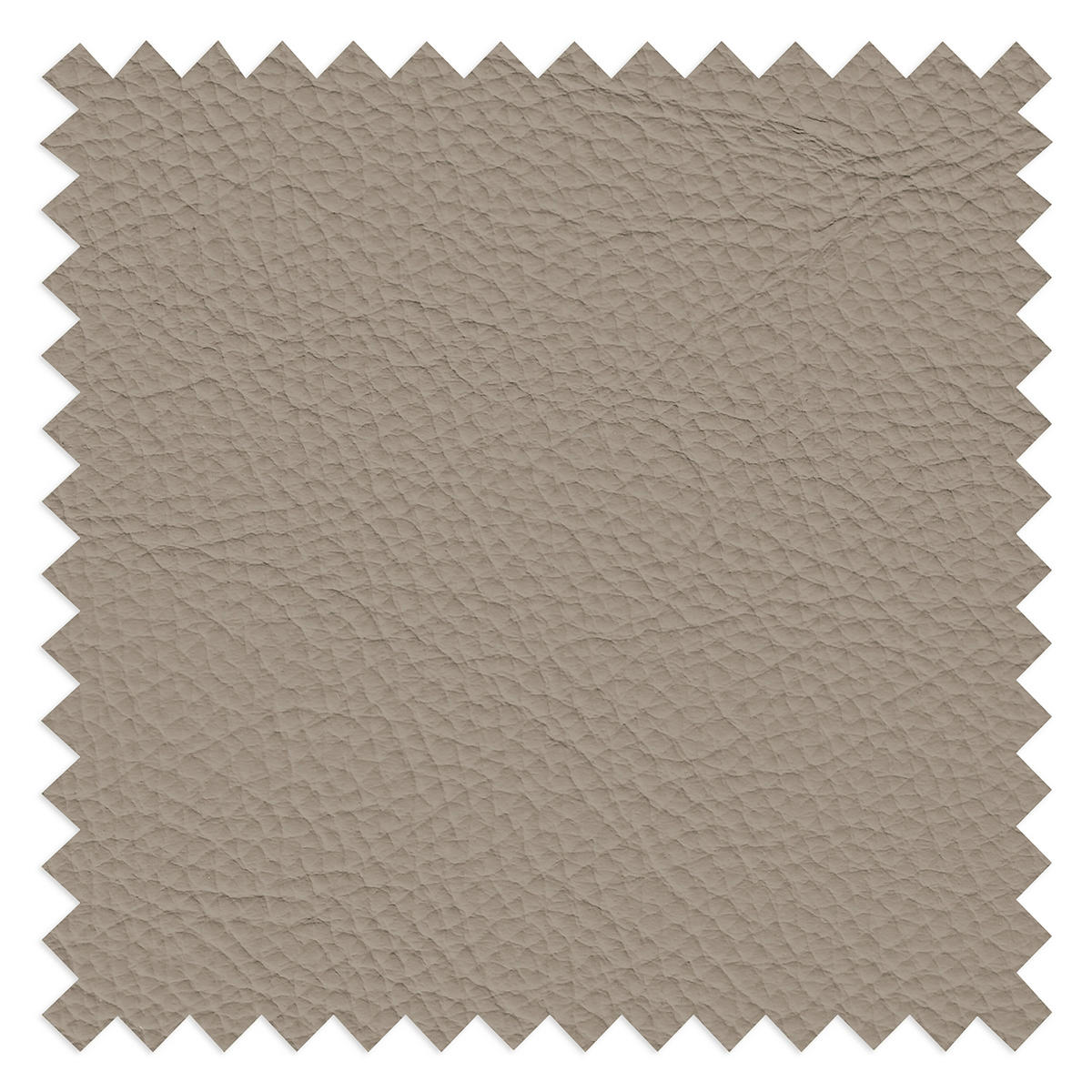 2-SITZER-SOFA  in Echtleder Taupe   - Taupe/Chromfarben, Design, Leder/Metall (185/92/99cm) - Livetastic