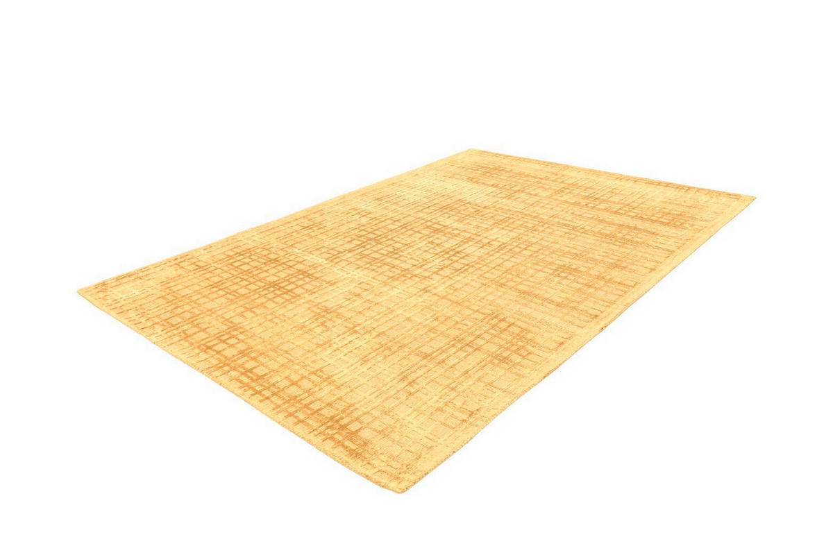 FLACHWEBETEPPICH 160/230 cm Karma Goldfarben  - Goldfarben, Basics, Textil (160/230cm) - Novel