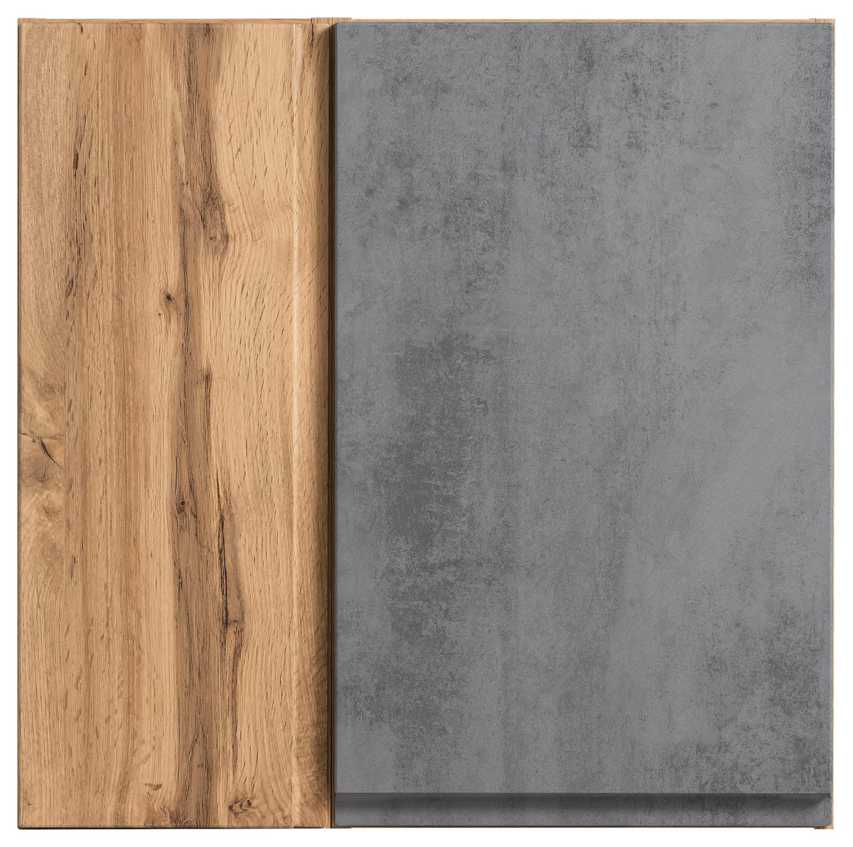 HÄNGESCHRANK 65/64/20 cm  - Eiche Wotan/Hellgrau, MODERN, Holzwerkstoff (65/64/20cm) - Held