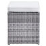 LOUNGEHOCKER Kunststoffgeflecht Aluminium - Hellgrau/Grau, Design, Kunststoff/Textil (40/43/40cm) - Ambia Garden LOUNGEHOCKER Kunststoffgeflecht Aluminium - Hellgrau/Grau, Design, Kunststoff/Textil (40/43/40cm) - Ambia Garden