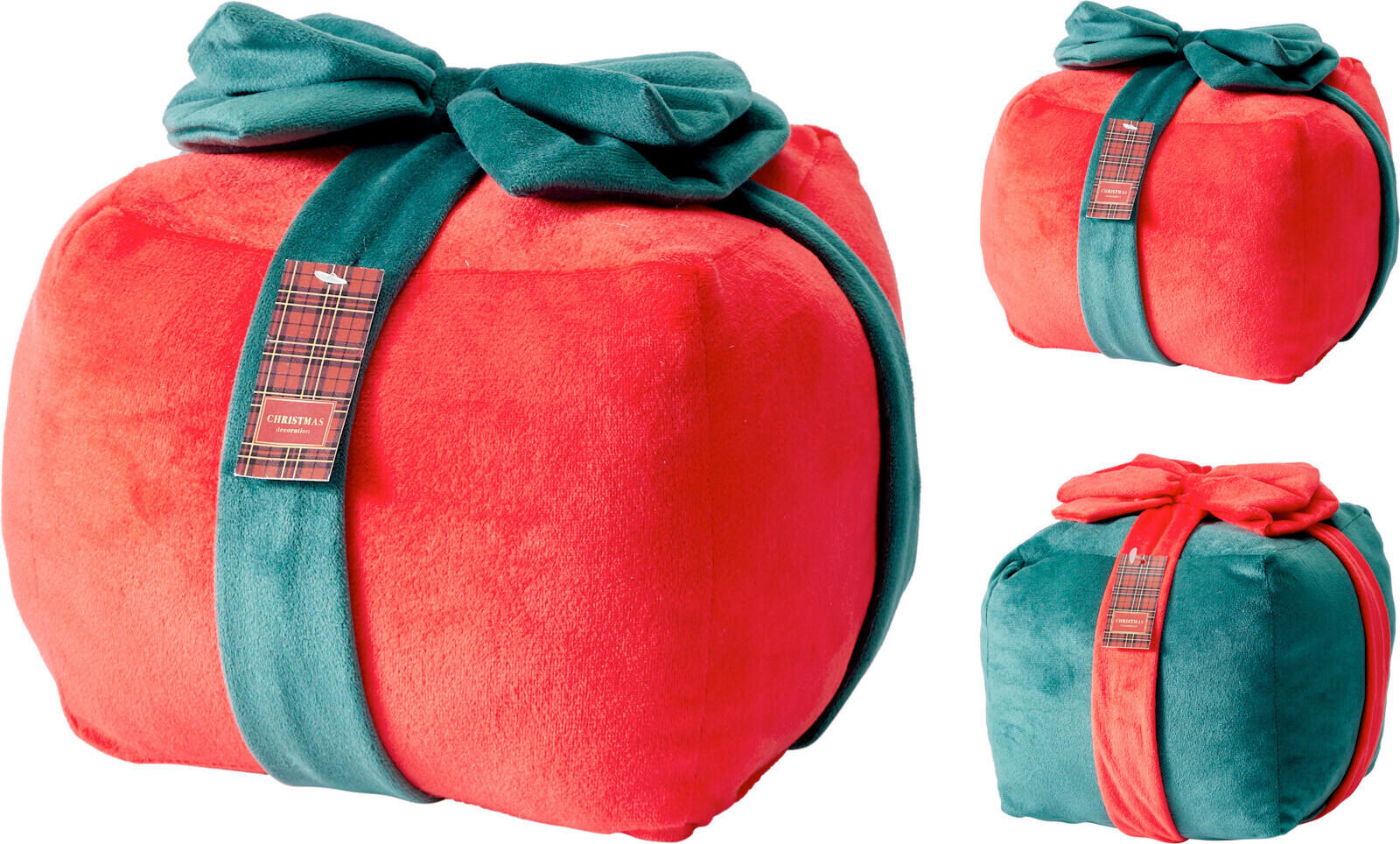 AJTÓÜTKÖZŐ - piros/zöld, Basics, textil (18cm)
