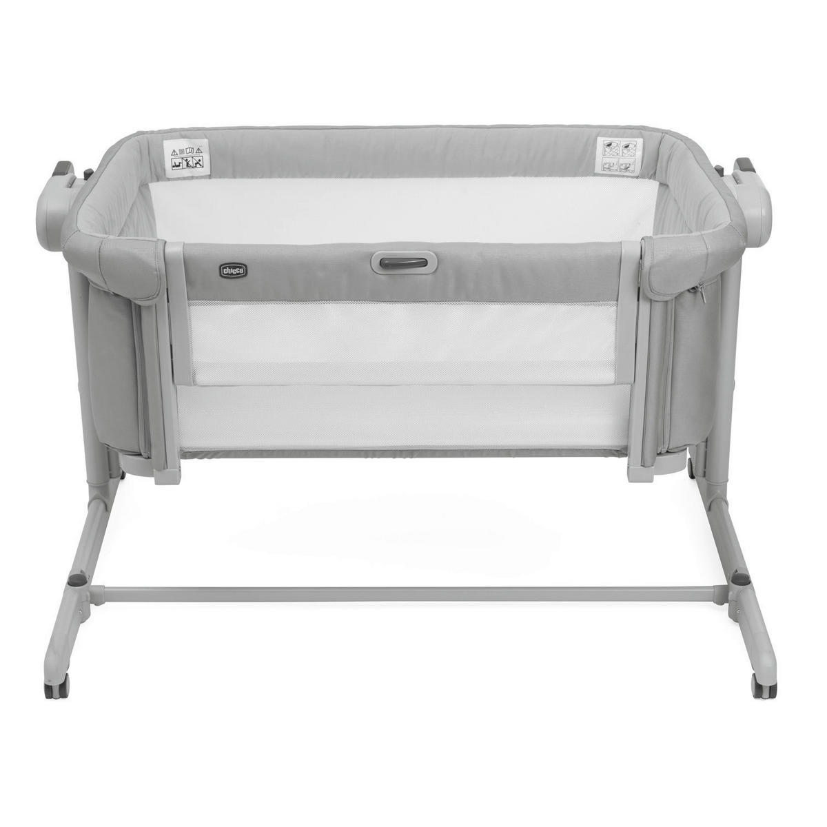 BEISTELLBETT NEXT2ME MAGIC EVO   - Grau, Basics, Textil/Metall (99/73,5/64/80cm) - Chicco