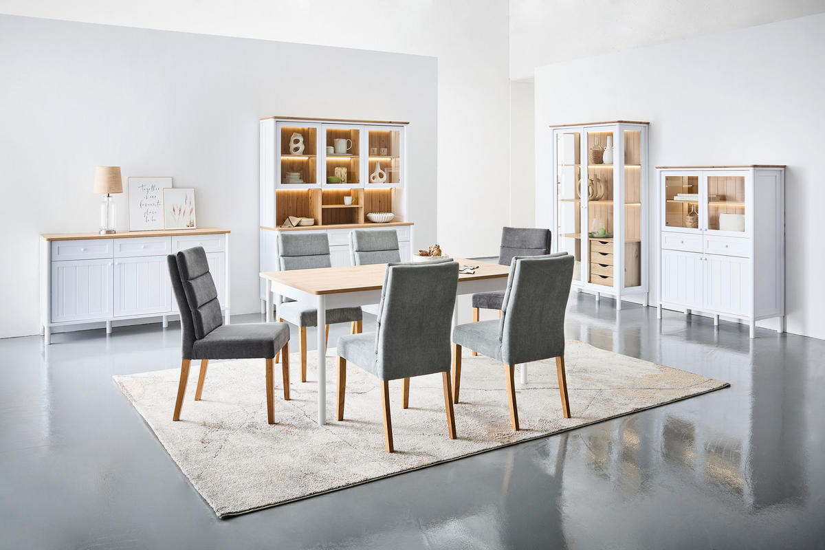 Home24 Buffet 161.7cm White & Eiche Artisan | Buy Now
