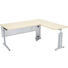 ECKSCHREIBTISCH - Eichefarben, Design, Holzwerkstoff/Metall (180/68-82/160cm) ECKSCHREIBTISCH - Eichefarben, Design, Holzwerkstoff/Metall (180/68-82/160cm)