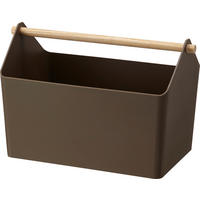 UNIVERSALABLAGE  - Braun, Basics, Holz/Kunststoff (37/21/24cm)
