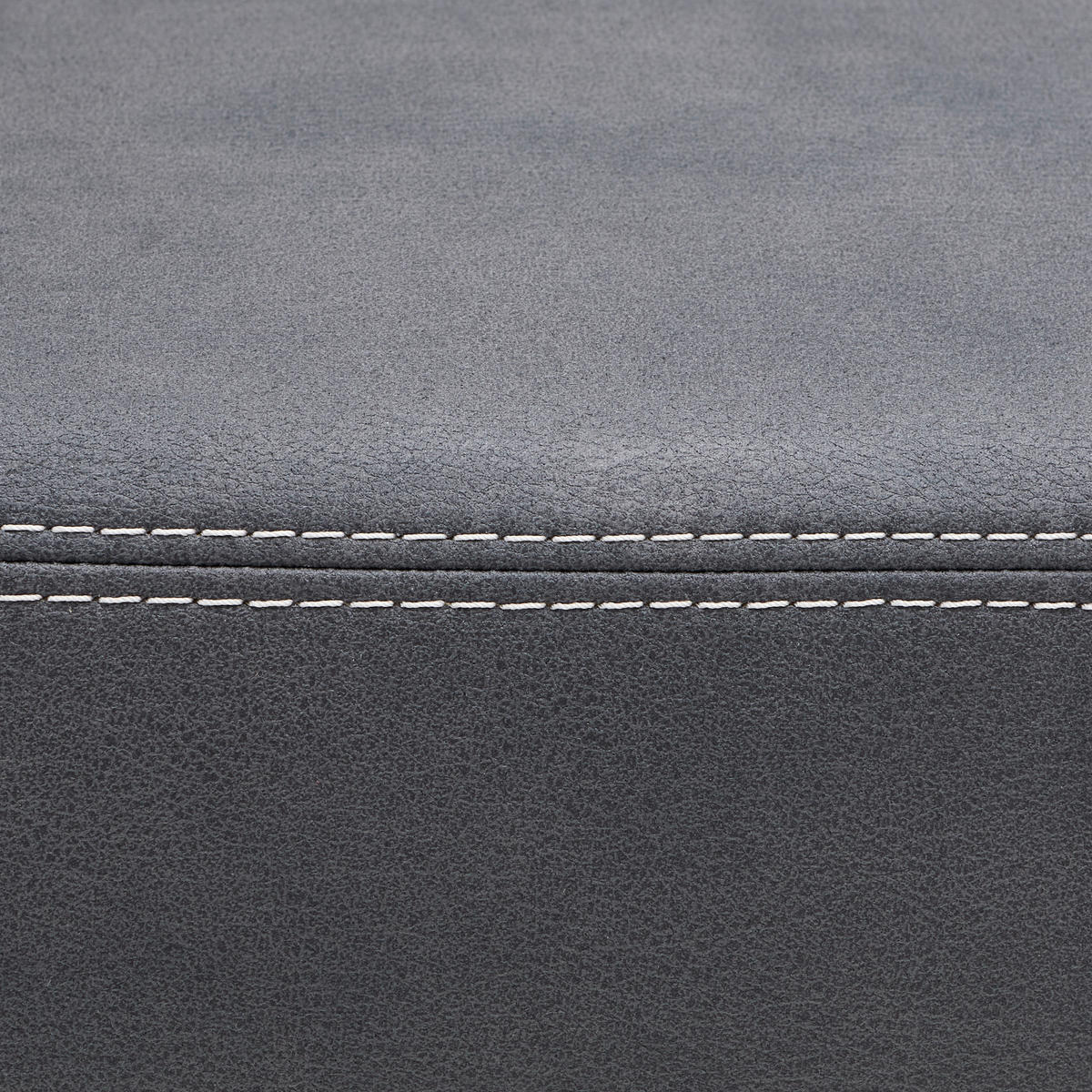 2-SITZER-SOFA in Mikrofaser Grau  - Beige/Schwarz, Design, Textil/Metall (194/86/97cm) - Hom`in