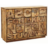 KOMMODE  in 128/91/37 cm  - Braun, Design, Holz (128/91/37cm) - Landscape