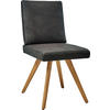 STUHL  in Mikrofaser Textil, Holzwerkstoff  - Eichefarben/Anthrazit, Design, Holzwerkstoff/Textil (46/94/58cm) - Dieter Knoll