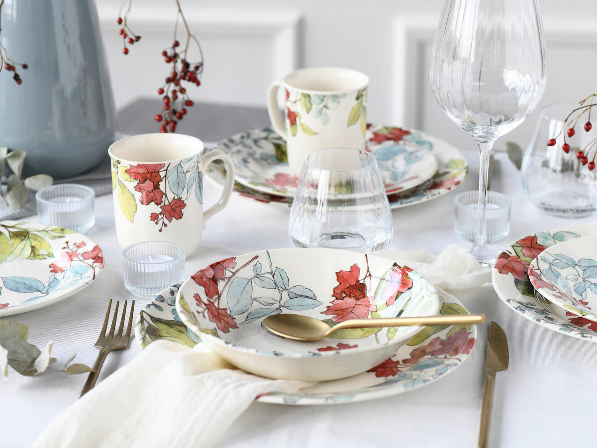 KOMPLETT SERVIS 16 delar  - multicolor, keramik (33/31/31cm) - Creatable