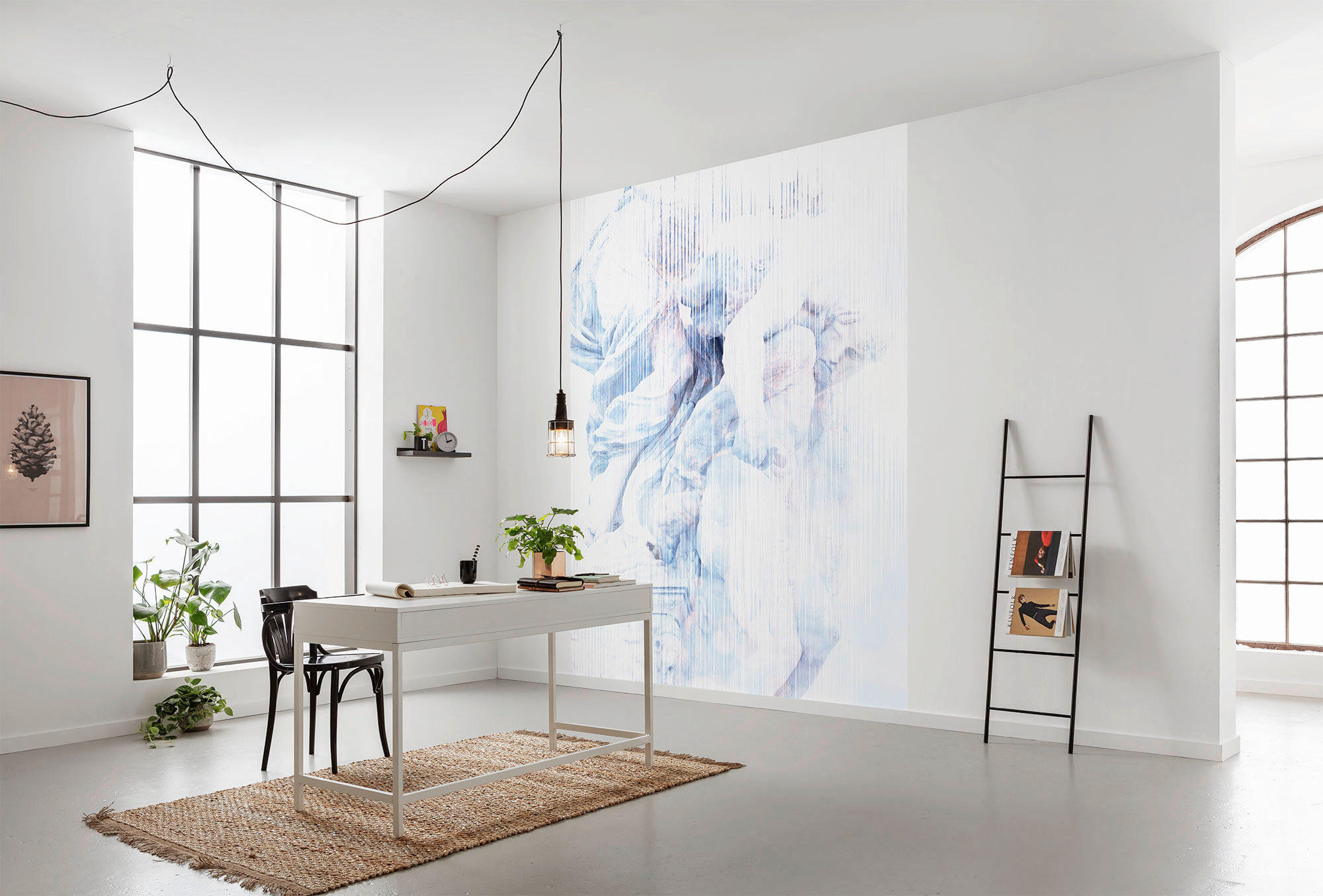 FOTOTAPETE  - Blau/Weiß, Trend (200/280cm) - Xora