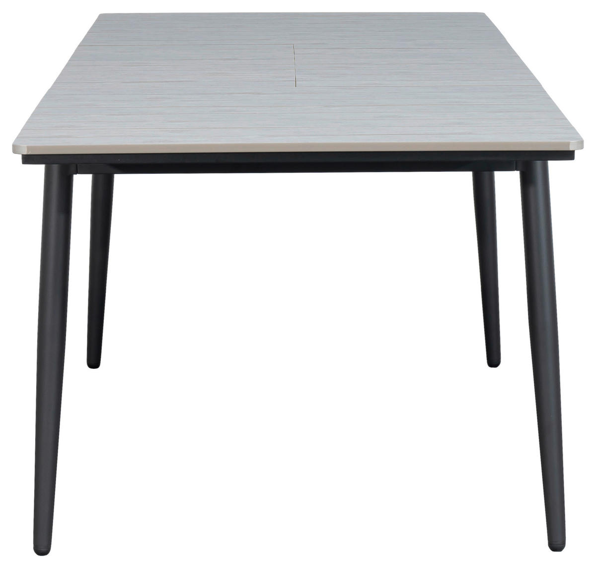 GARTENTISCH 160-240/90/78 cm Metall, Kunststoff rechteckig  - Anthrazit/Grau, MODERN, Kunststoff/Metall (160-240/90/78cm) - Ambia Garden