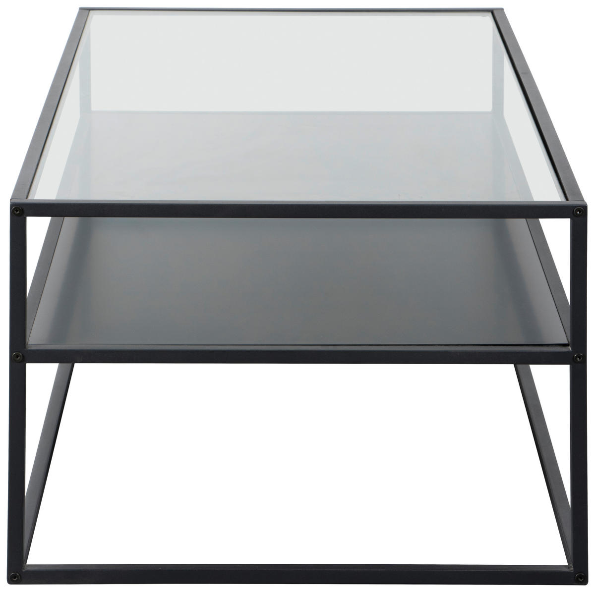MĂSUțĂ DE CAFEA - negru, Design, sticlă/metal (110/60/43cm) - Boxxx