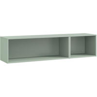 WANDREGAL 150/35,2/40 cm  - Salbeigrün, Design, Holzwerkstoff (150/35,2/40cm) - Cantus