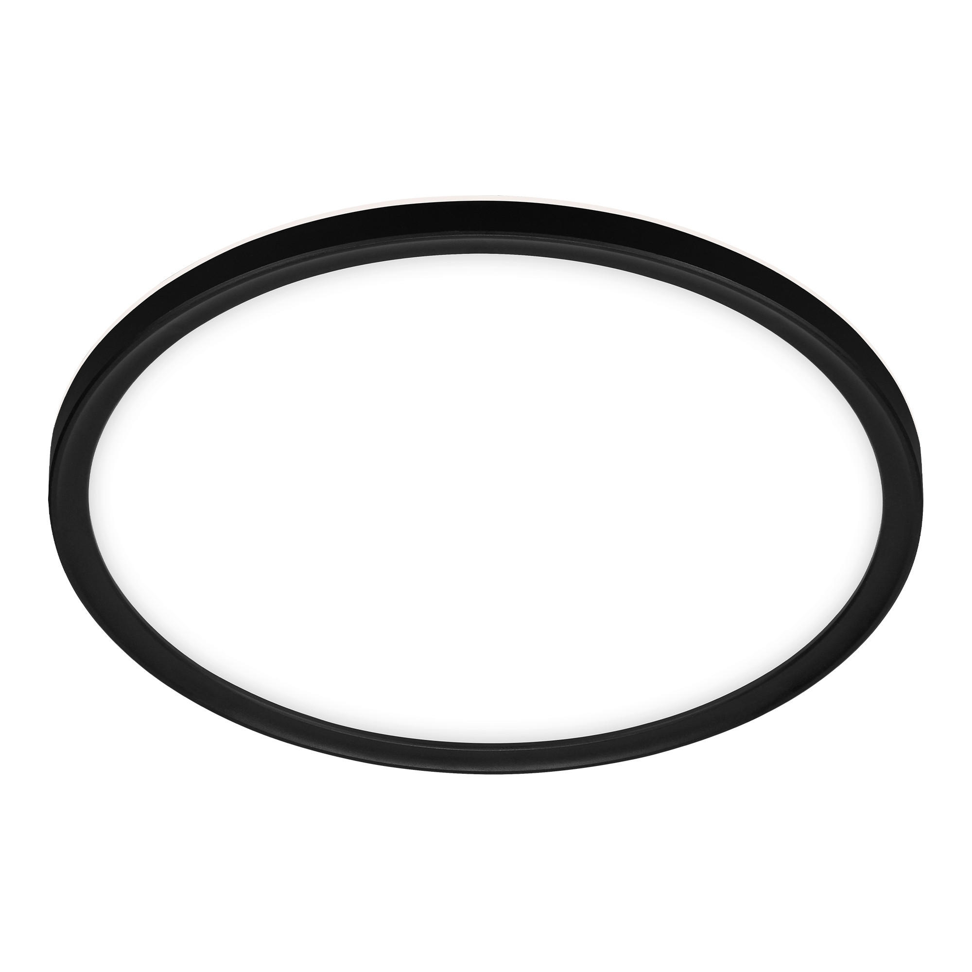 FÜRDŐSZ. LED MENNYEZETI LÁMPA - fekete, Basics, műanyag (42/2,5cm)