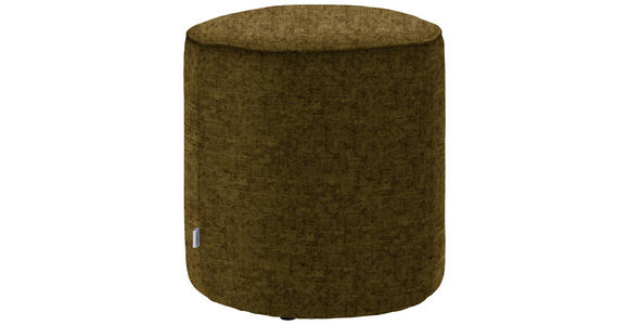 HOCKER in Textil Bronzefarben  - Bronzefarben, Design, Textil (44/46/44cm) - Belluti