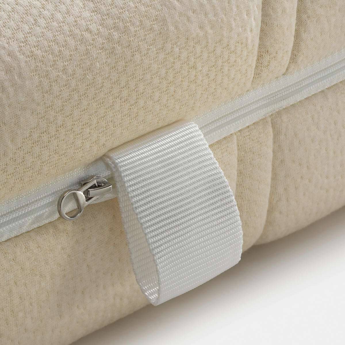 LATEXMATRATZE 90/200 cm  - Weiß, Basics, Textil (90/200cm) - Linea Natura