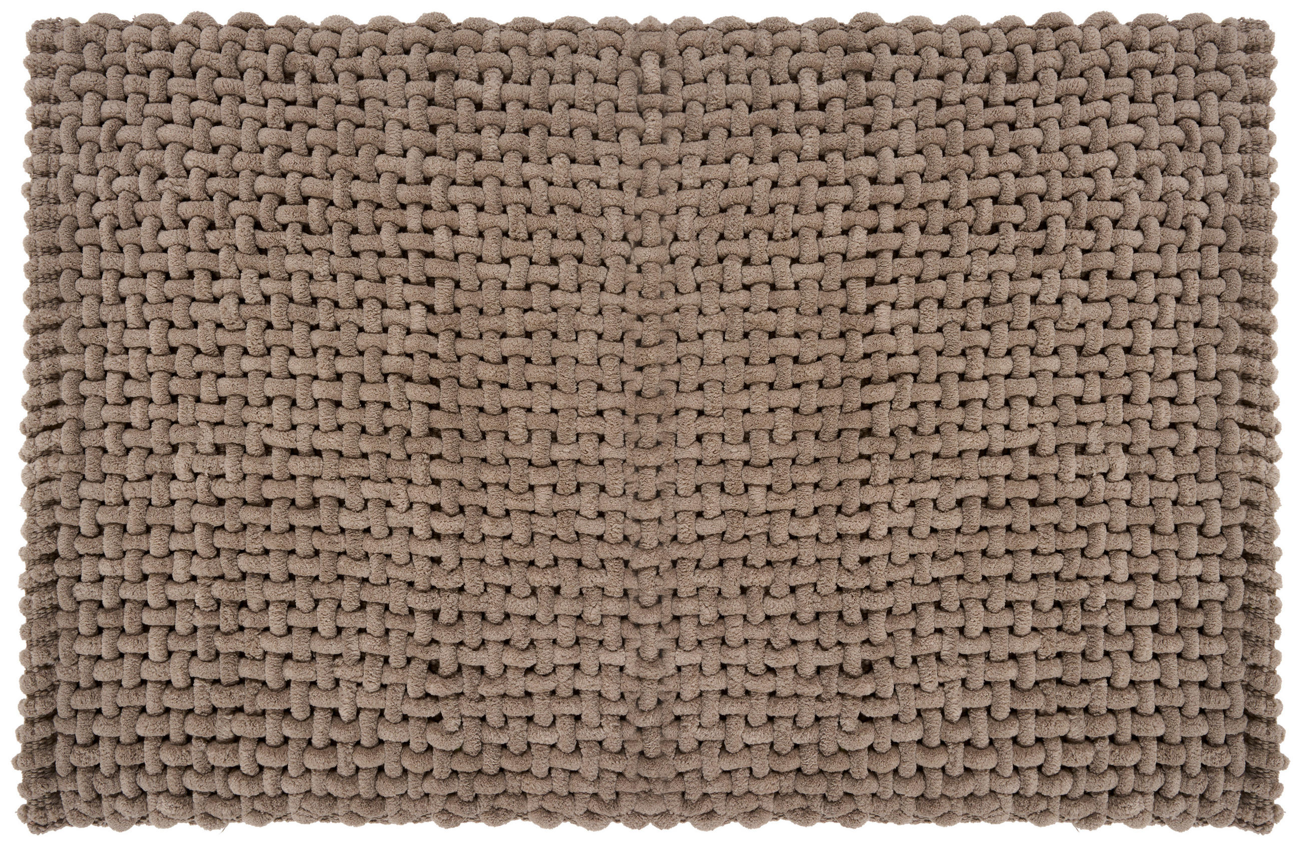 BADEMATTE Taupe 60/90 cm  - Taupe, Design, Kunststoff/Textil (60/90cm) - Esposa