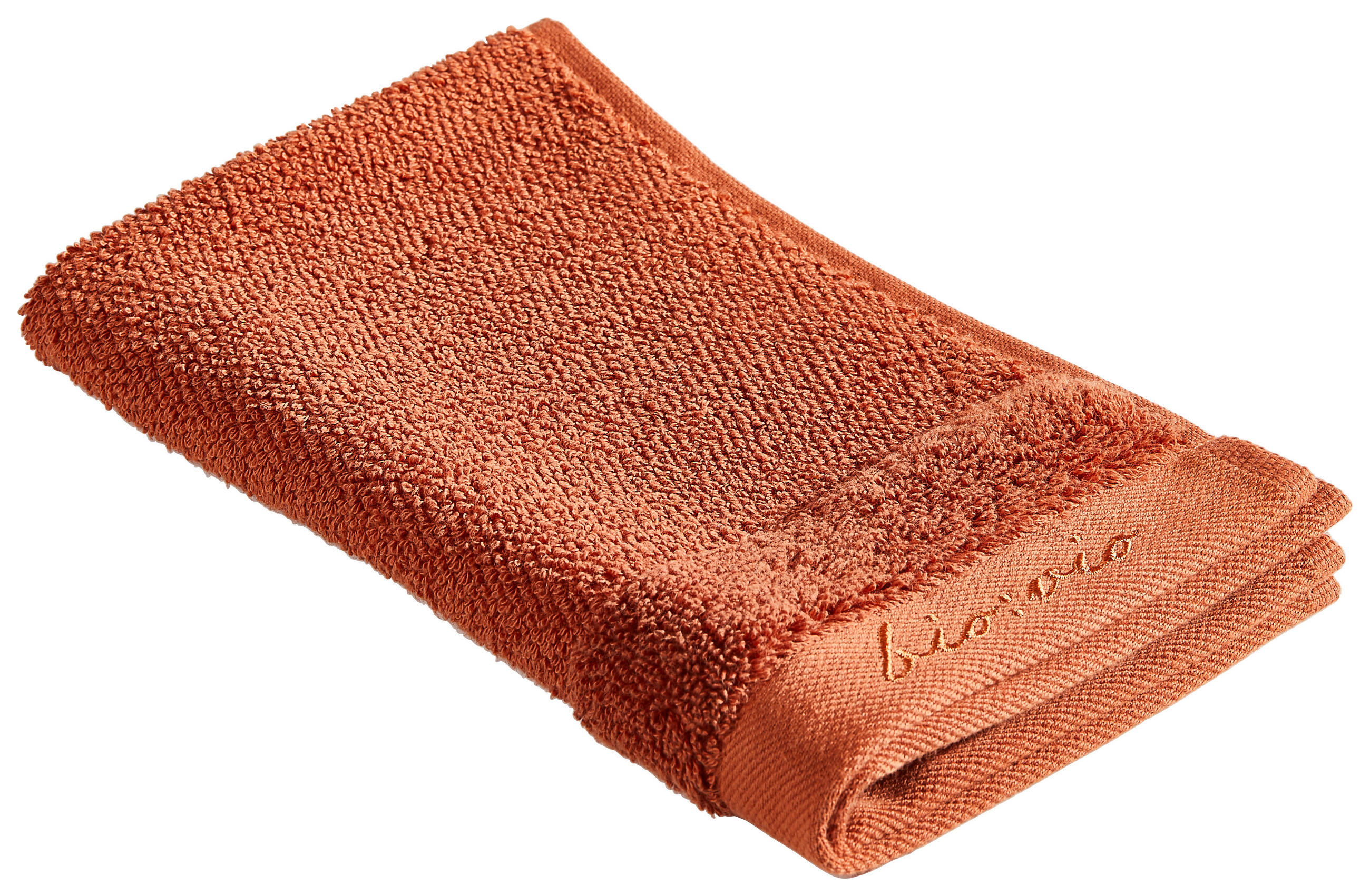 GÄSTETUCH 30/50 cm BONITA Terracotta  - Terracotta, Natur, Textil (30/50cm) - Bio:Vio