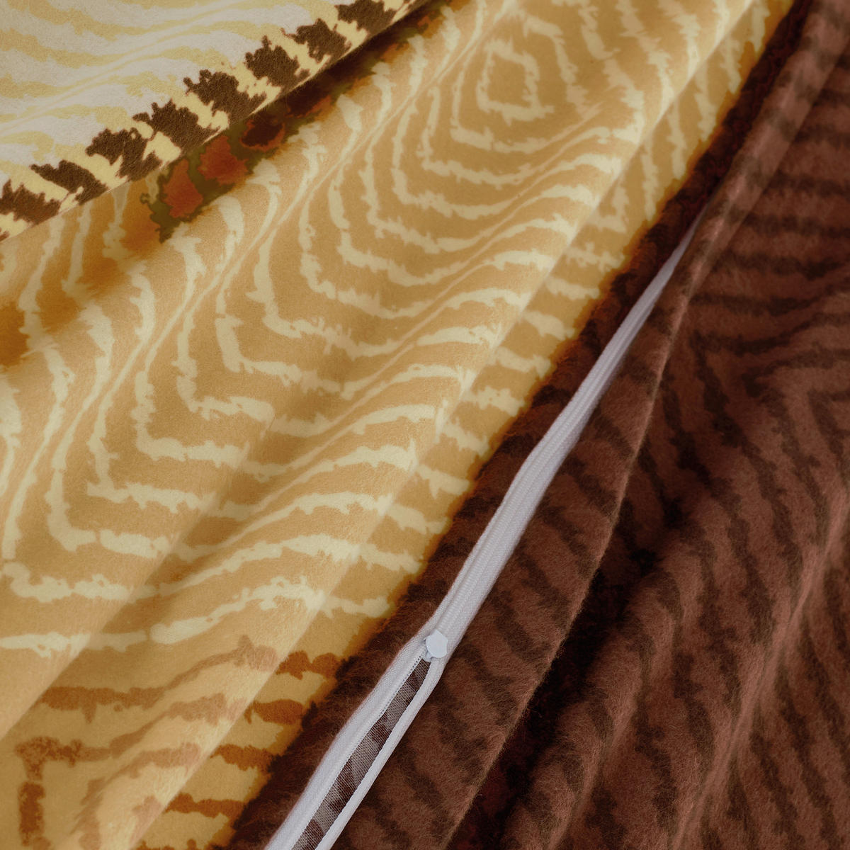 BETTWÄSCHE 4-teilig Flanell  - Rostfarben, Basics, Textil (135/200cm) - Florella