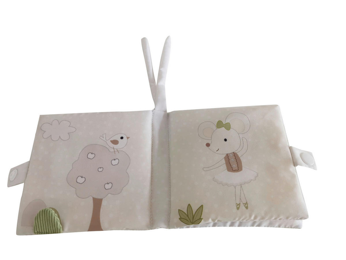 STOFFBUCH  - Beige/Braun, Basics, Kunststoff/Textil (12/12cm) - Patinio