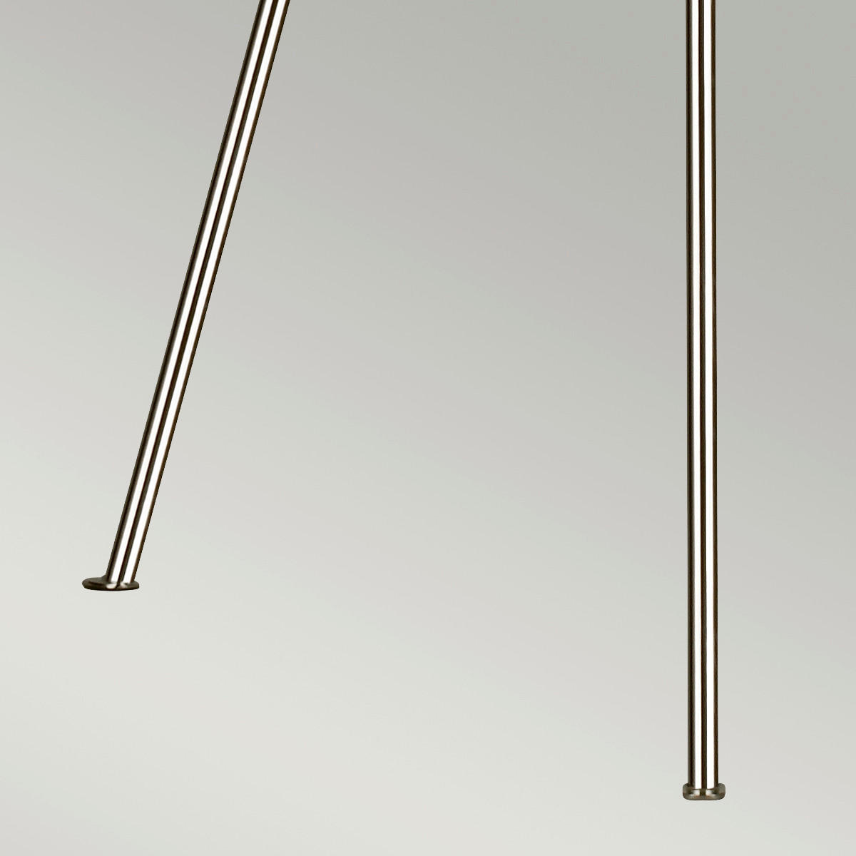 GOLVLAMPA Elstead Penny 47/139.7 cm    - nickelfärgad, Klassisk, metall/textil (47/139.7cm) - Elstead Lighting