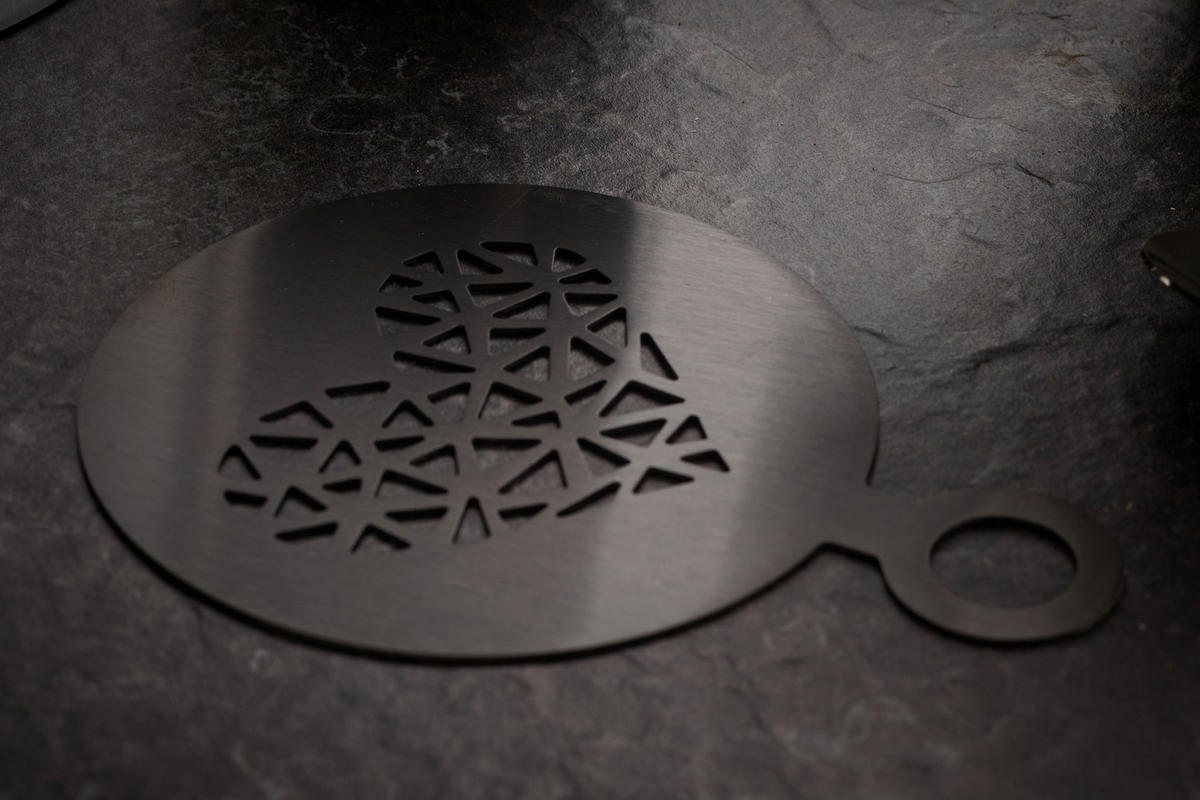 KAFFEESET 23-teilig  - Schwarz, Design, Metall (10,5cm) - Echtwerk