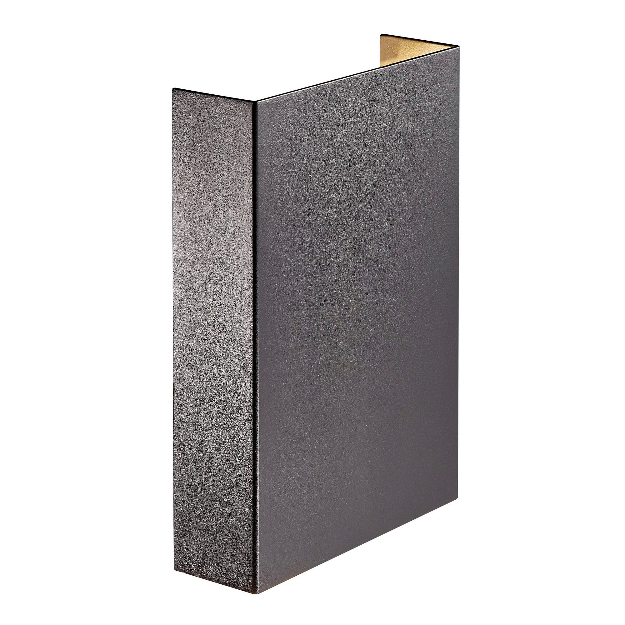 AUßENWANDLEUCHTE 14,8/21/4,5 cm   - Schwarz, KONVENTIONELL, Metall (14,8/21/4,5cm) - Nordlux