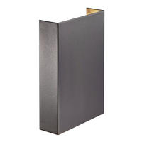 AUßENWANDLEUCHTE 14,8/21/4,5 cm   - Schwarz, KONVENTIONELL, Metall (14,8/21/4,5cm) - Nordlux