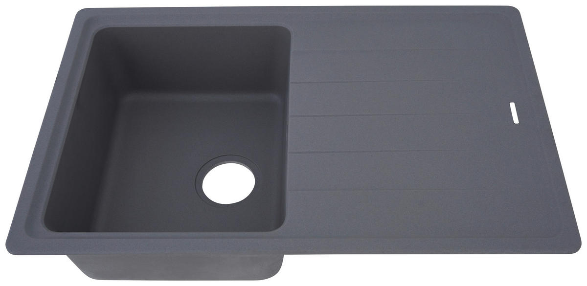 SPÜLE 1725COLUMBIA78X50G  - Grau, Trend, Stein (78/18,5/50cm) - Respekta