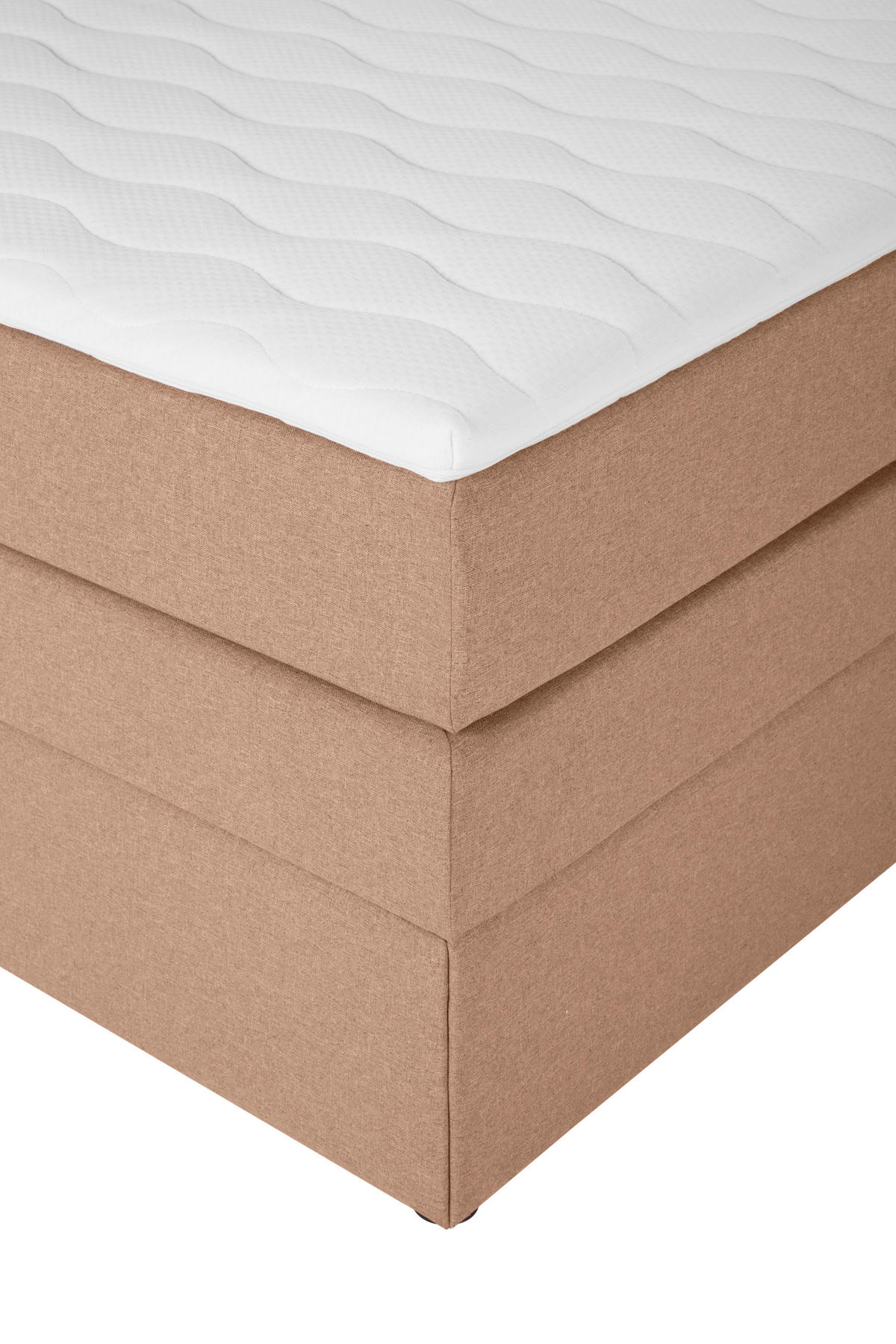 BOXSPRINGBETT 140/200 cm,  in Orange  - Schwarz/Orange, Design, Kunststoff/Textil (140/200cm) - Welnova