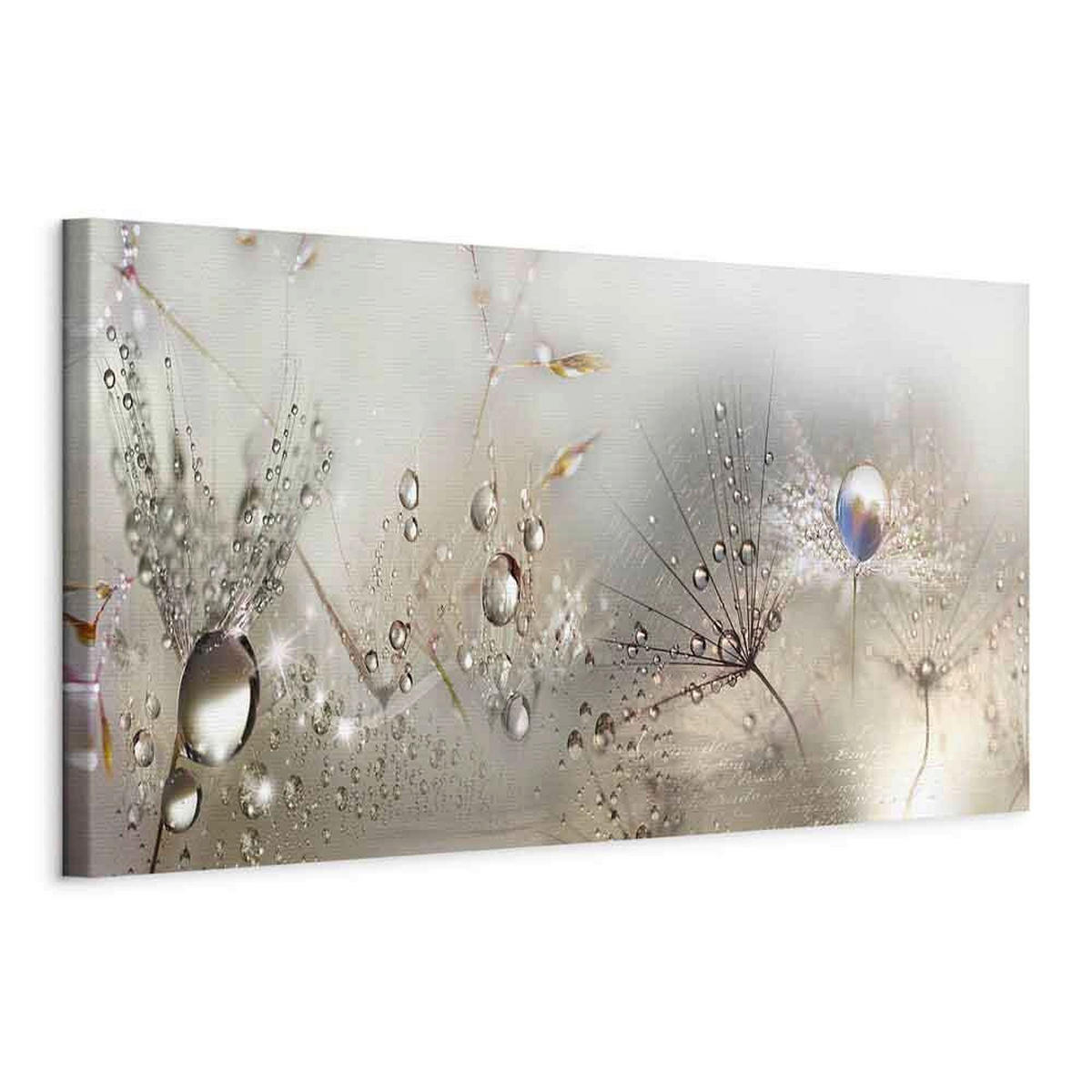 LEINWANDBILD Abstraktes, Blumen 150/50/1.2 cm  - Beige/Grau, Basics, Holz/Textil (150/50/1.2cm) - artgeist