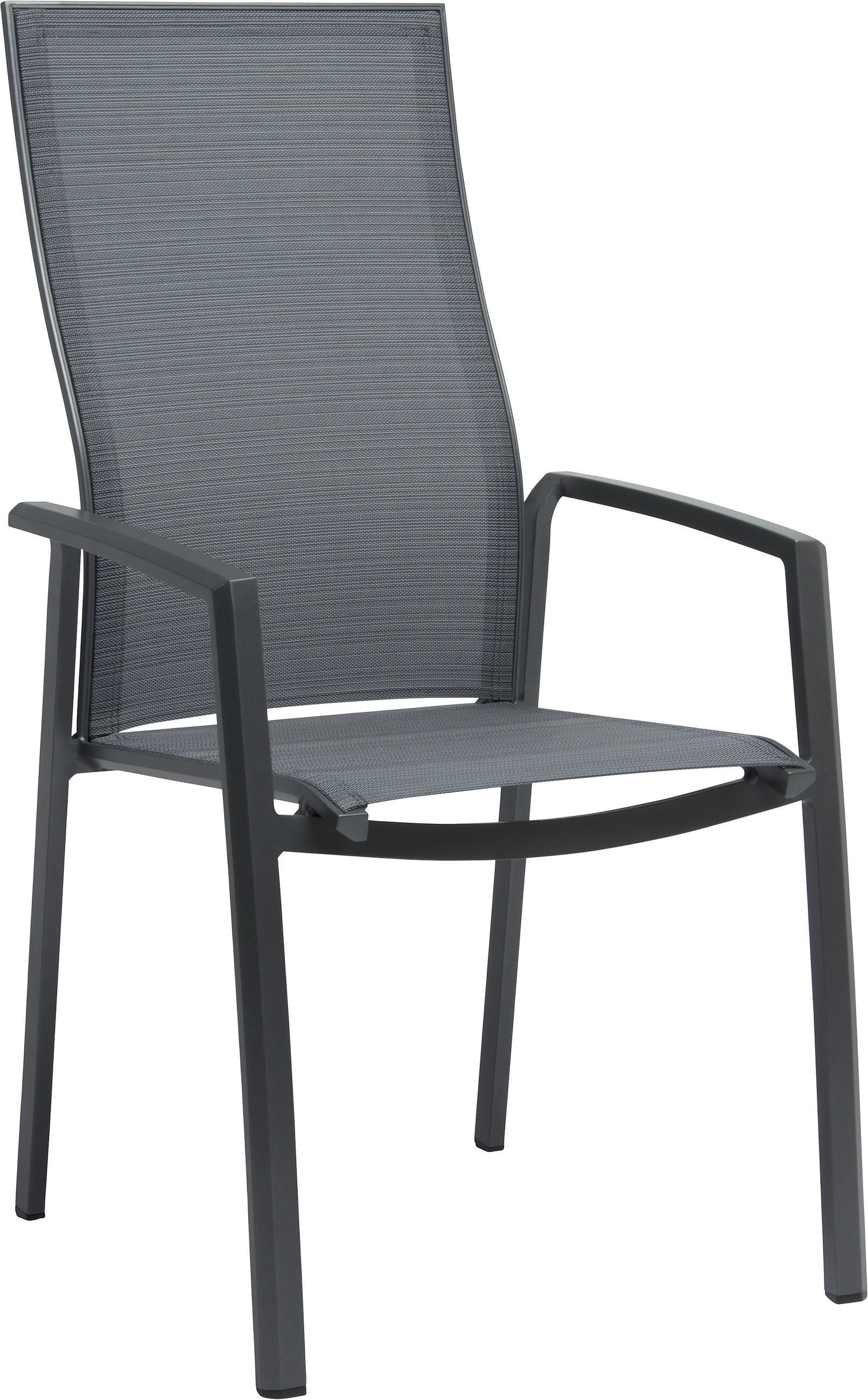 STAPELSESSEL Aluminium Anthrazit, Dunkelgrau  - Dunkelgrau/Anthrazit, Basics, Textil/Metall (58/109/70cm) - Stern