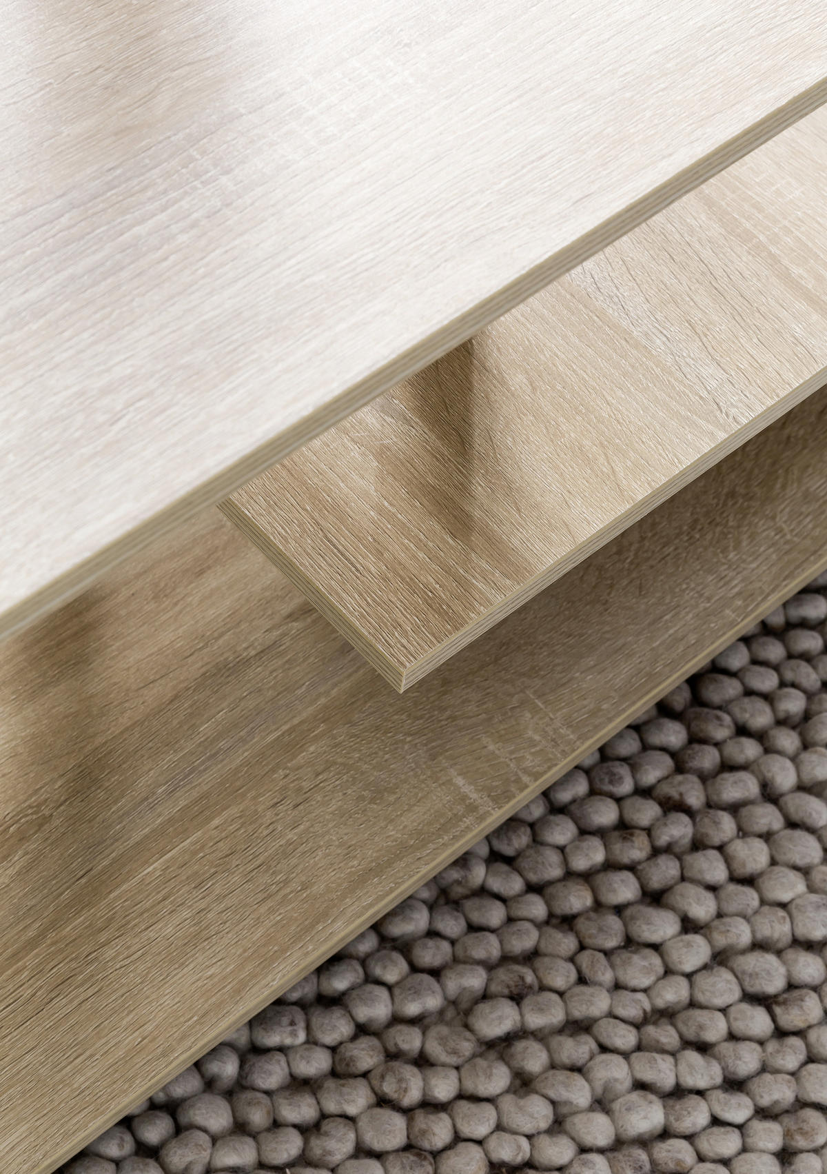 COUCHTISCH in Holzwerkstoff 105/60/48,5 cm  - Sonoma Eiche, Modern, Holzwerkstoff/Kunststoff (105/60/48,5cm) - MID.YOU
