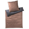 WENDEBETTWÄSCHE Cornflower Double Makosatin 135/200 cm  - Grau/Kupferfarben, Design, Textil (135/200cm) - Joop!