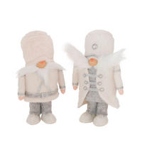 POSTAVIČKA LOUSKÁČEK - bílá/barvy stříbra, Trend, textil/plast (14/8/27,5cm)