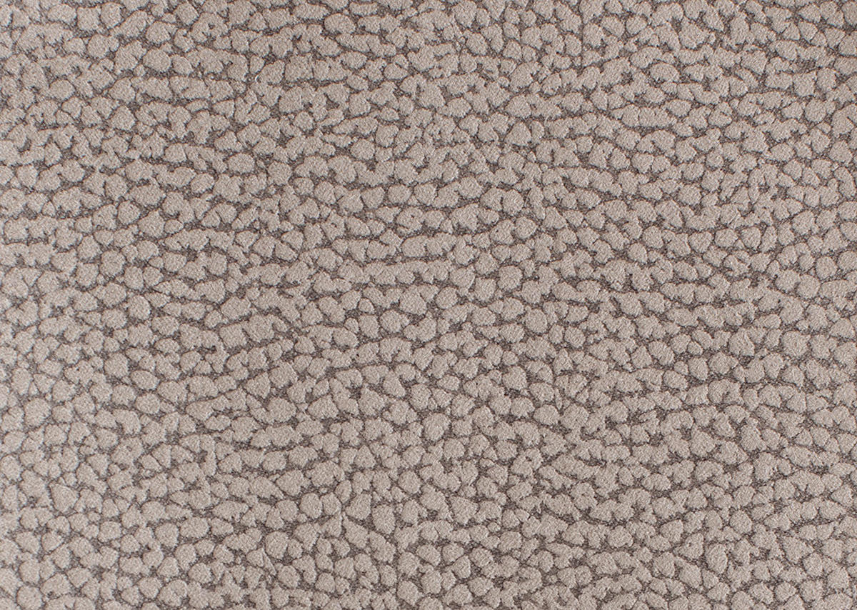 WOHNLANDSCHAFT  in Mikrofaser Graubraun  - Chromfarben/Graubraun, Design, Textil (195/371/260cm) - Beldomo Style