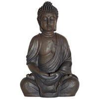 BUDDHA  - Anthrazit, Basics, Stein (30cm) - Ambia Home