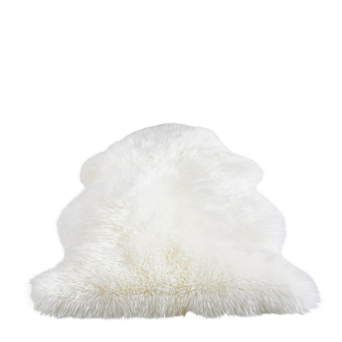 SCHAFFELL 60/90-95 cm Adelaide Weiß  - Weiß, Natur, Fell (60/90-95cm) - Linea Natura